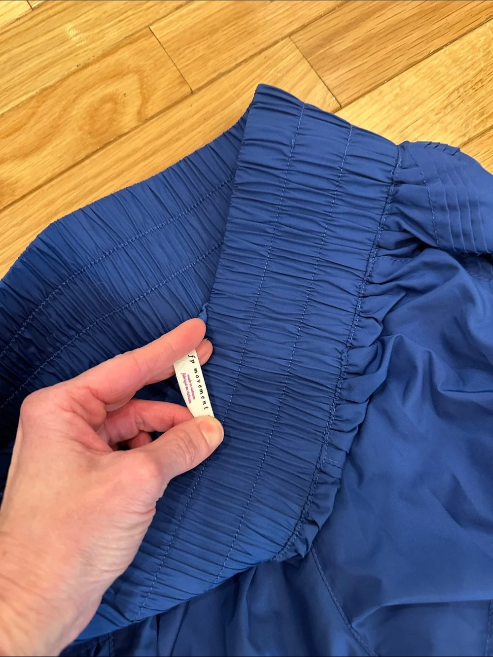 Free People Blue Athletic Running Shorts